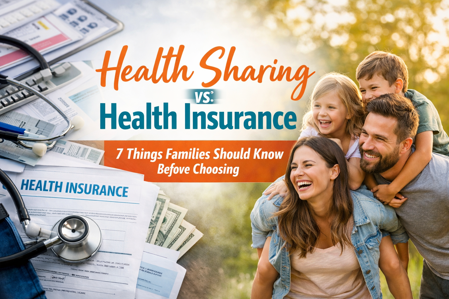 Health Sharing vs Health Insurance: 7 Things Families Should Know Before Choosing